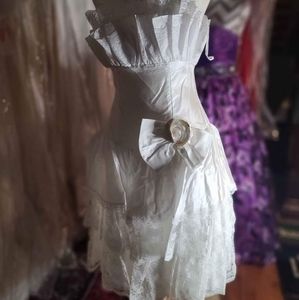 Vintage 80s prom Dress